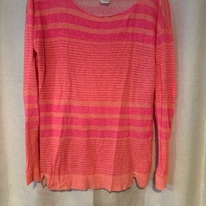 Lilly Pulitzer Vibrant Pink Striped Sweater